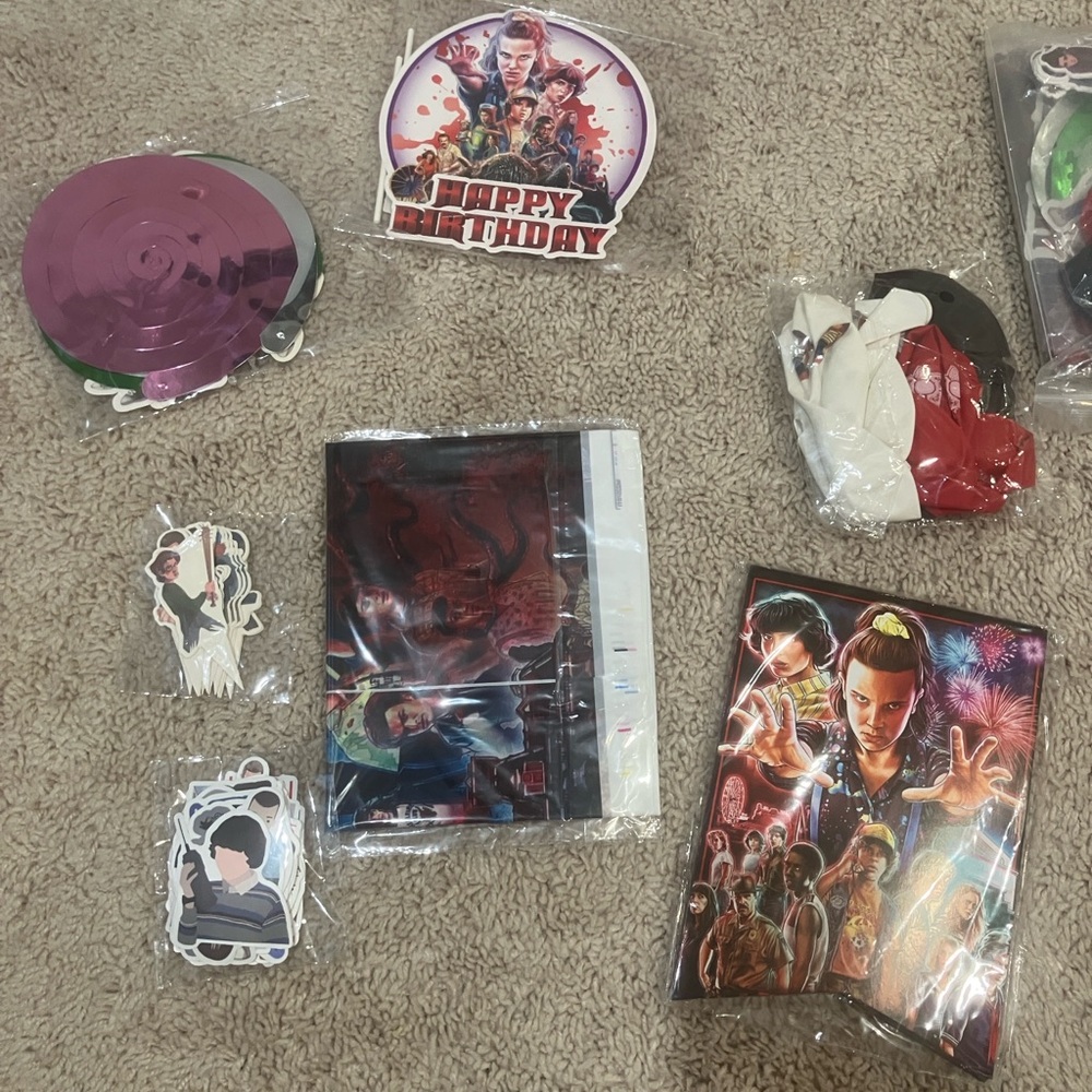 Stranger Things birthday party decorations
